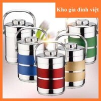 HỘP CƠM GIỮ NHIỆT 3 NGĂN 1.9L - CAMEN INOX 3 TẦNG