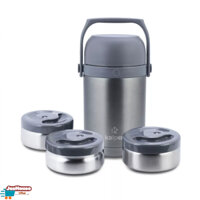 Hộp cơm giữ nhiệt 3 ngăn Inox Kalpen KP 368, hàng chính hãng 100%, thương hiệu Đức, bảo hành 24 tháng