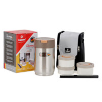 Hộp cơm giữ nhiệt 3 ngăn inox 304 Kalpen I1 dung tích 2000ml chuẩn Đức