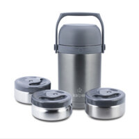 Hộp cơm giữ nhiệt 3 ngăn Inox Kalpen KP-368