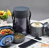 HỘP CƠM GIỮ NHIỆT 3 NGĂN THERMOS JBG-2000 NỘI ĐỊA NHẬT