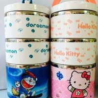HỘP CƠM GIỮ NHIỆT 3 TẦNG HÌNH KITTY