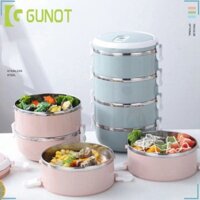 Hộp cơm giữ nhiệt 5 tầng phong cách Nhật Bản [ FreeShip ]