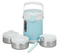 Hộp cơm giữ nhiệt inox 3 ngăn Kalpen E7 - Hàng chính hãng