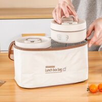 Hộp Cơm Giữ Nhiệt Kèm Túi, Hộp Đựng Cơm Văn Phòng Cách Nhiệt 3 Tầng, 4 Tầng Bằng Thép Không Gỉ 304