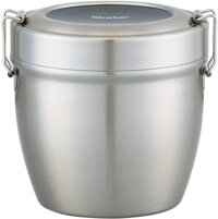 Hộp cơm giữ nhiệt Nhật Bản 830ml - Màu xám  Gray