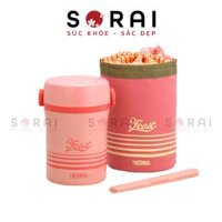 Hộp cơm giữ nhiệt Thermos JBC-801 Nhật Bản màu hồng