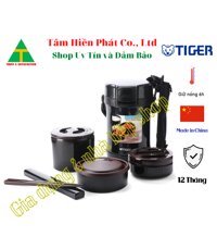 Hộp cơm giữ nhiệt Tiger 3 ngăn LWU-A171 1.22L