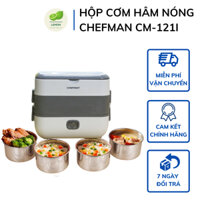 Hộp Cơm Hâm Nóng Chefman CM – 121I - Hộp Cơm Cắm Điện Thông Minh Văn Phòng