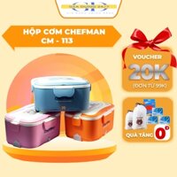 Hộp Cơm Hâm Nóng Chính Hãng Chefman CM-113I, Tặng Kèm Túi Gia, Bảo Hành 24 Tháng