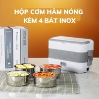 Hộp cơm hâm nóng, hộp cơm Inox Chefman CM – 121I, mẫu mới hiện đại, Bào hành 12 tháng