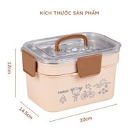Hộp cơm inox 2T Hokori việt nhật chính hãng,hộp cơm giữ nhiệt 2 tầng