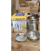Hộp Cơm Inox Giữ Nhiệt 3 Ngăn 2 Lớp Dung Tích 1.9L - CAMEN INOX 3 TẦNG