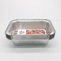 [Hộp Cơm Trưa Bằng Giấy Nhôm] Hộp Giấy Bạc BBQ Chịu Nhiệt Độ Cao Bán Buôn Dùng Trong Gia Đình Có Nắp Hình Chữ Nhật Dùng Một Lần Nướng Cá Dày Dặn Máy Nồi Chiên Không Khí