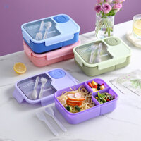 Hộp cơm trưa Bento an toàn cho lò vi sóng FM - Nhựa PP bền, Hoàn hảo cho trường học, văn phòng và bữa ăn ngoài trời