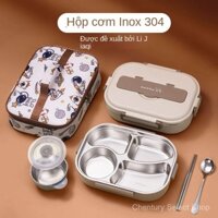 Hộp Cơm Trưa Nhỏ Hộp Cơm Trưa 304 Bán Chạy Đặc Biệt Hộp Cơm Nhựa Sinh Viên Hộp Cơm Bento Inox Đĩa Xuất Khẩu Cross-border WMYP