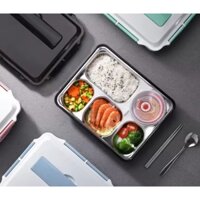 Hộp cơm văn phòng 5 ngăn khay inox 304