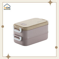 Hộp Cơm Văn Phòng Giữ Nhiệt YESURE HLM-063 Vỏ Nhựa Cao Cấp , Ngăn Đựng Bằng Inox 304 An Toàn , Có Thể Tháo Rời - Hàng chính hãng - Hồng - 1600ml