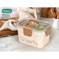 HỘP CƠM VĂN PHÒNG INOX 2 TẦNG HOKORI