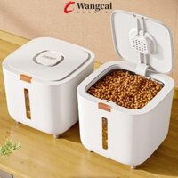 Hộp cơm WANCGAI, Hộp đựng thức ăn cho chó cưng chống ẩm khối, Hộp đựng thức ăn cho chó cưng chống côn trùng gia đình 5 / 10KG Xô đựng kín khí Đậu nành