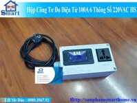 Hộp Công Tơ Đo Điện Tử 100A 6 Thông Số 220VAC HS