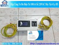 Hộp Công Tơ Đo Điện Tử 100A 6 Số 220VAC Dây Tải 4 Ly HS