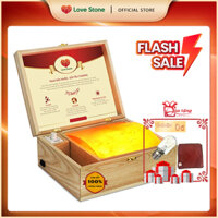 Hộp Đá Muối Himalaya LoveStone Massage Chân - Phiên Bản Deluxe - Nhập Khẩu Pakistan