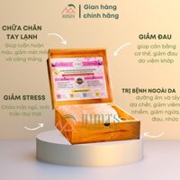 Hộp Đá Muối Himalaya Massage Chân Bằng Gỗ, Mát Xa Chân, Massage Chan, Mat Xa Chan, Matxa Chân Của Hima's