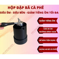Hộp đập bã cafe hộ gia đình [Giảm Tiếng Ồn ] Loại Rộng Đường Kính 17cm Chiều cao 20cm
