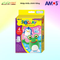 Hộp đất nặn nhập khẩu Hàn Quốc AMOS siêu nhẹ IC15P4WU