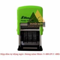 Hộp dấu lật tự động ngày tháng năm Shiny S-400 PET-400