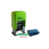 Hộp dấu lật tự động Shiny S-300 PET-300 Mộc ngày tháng                         &nbsp(&nbspXanh&nbsp)