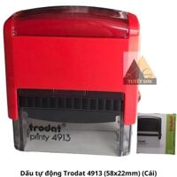 Hộp dấu lật tự động Trodat 4913 58x22mm dấu lật đã bao gồm nội dung khách yêu cầu