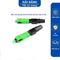 HỘP ĐẦU NỐI QUANG NHANH SC/APC, ĐẦU FAST CONNECTOR SC/APC( hộp 10 chiếc)