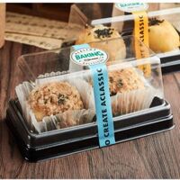 Hộp đế đen 2 ngăn vuông W060