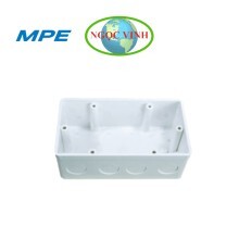 Hộp đế nhựa vuông kiểu Anh MPE A157V2