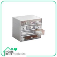 Hộp decor bàn học mini, có ngăn kéo xếp tầng đa năng