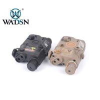 Hộp đèn pin đa năng chiếu sáng lều trại ngoài trời WADSN LA5-C PEQ-15 UHP Illuminator Red + Green Laser