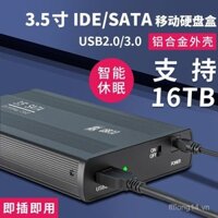 Hộp đĩa cứng di động 3.5 inch quay USB3.0 để bàn IDESATA nối tiếp/song song ổ cứng cơ khí