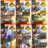 Hộp diêm Matchbox Jurassic World Set Mercedes-Benz G550 Ford Explorer Jeep Truck