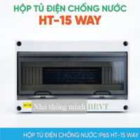 Hộp điện chống nước IP65 HT-15 WAY nhựa cao cấp ABS chống chịu va đập và thời tiết khắc nghiệt (HT Series)
