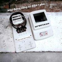 Hộp điện kế ngoài trời nhựa ABS cao cấp 37x19x16.5cm Hòa Thịnh