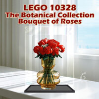 [Hộp đồ chơi dũng cảm] Hộp trưng bày lego Acrylic cho lego 10328 Bộ sưu tập thực vật Bó hoa hồng Popmart Figurine Labububumu Zimomo cho giày thể thao Bộ sưu tập trang sức