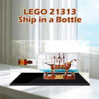 [Hộp đồ chơi dũng cảm] Hộp trưng bày lego Acrylic cho lego 21313 Giao hàng trong chai Hình Popmart Labububumu Zimomo cho giày thể thao Bộ sưu tập trang sức