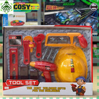 Hộp đồ chơi dụng cụ sửa chữa cơ khí bằng nhựa cho bé