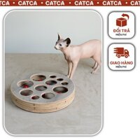 Hộp đồ chơi gỗ chó mèo đuổi bắt bóng CATCA - Onion