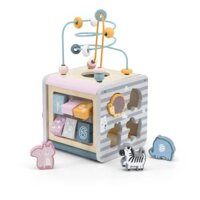 Hộp Đồ Chơi Gỗ Thả Khối  5 in 1 Activity Box Polar B Cho Bé Từ 18M+