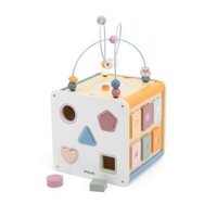 Hộp Đồ Chơi Gỗ Thả Khối  8 in 1 Activity Cube Polar B Cho Bé Từ 18M+