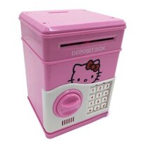 Hộp đồ chơi két sắt mini đựng tiền hình mèo Hello Kitty siu siu rẻ