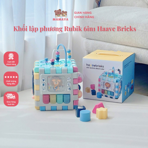 Hộp đồ chơi khối lập phương 6in1 Haave Bricks